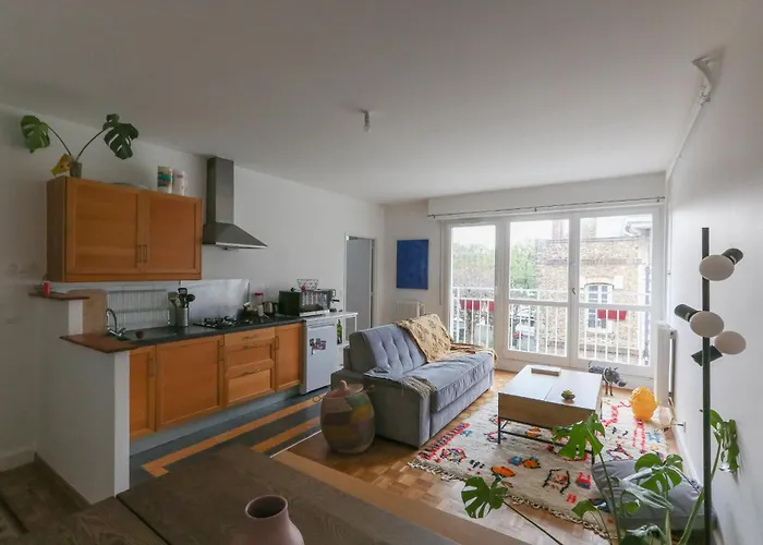 Charming In Buttes Chaumont Appartement Parijs